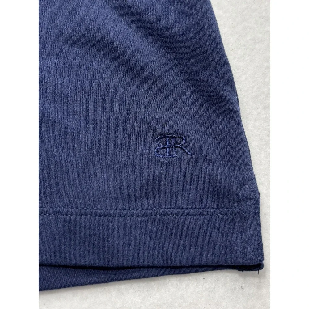 Banana Republic Polo Shirt Mens Large Blue Short Sleeve Jersey Regular Fit
